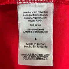 Athletic Works Mens L Red Moisture Wicking Tri-Blend Short Sleeve T-Shirts 2 New
