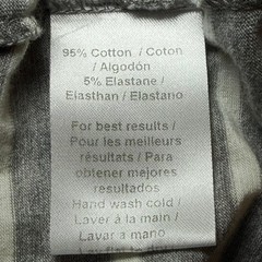 Peter Millar Collection Mens M Grey White Striped Cotton Blend Crew Neck T-Shirt