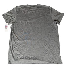 Detroit Lions NFL Team Apparel Gray Short Sleeve Football T Shirt 2XL -stain