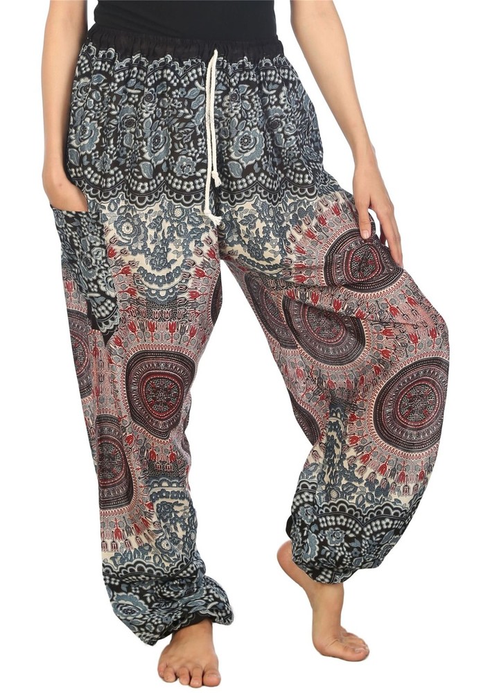Harem Pants for Yoga Boho Hippie Clothing Palazzo Bohemian Beach Maternity Pa…