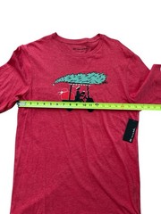 Travis Mathew Men’s Red Holiday Christmas T-Shirt Size Medium Golf Beer NWTS