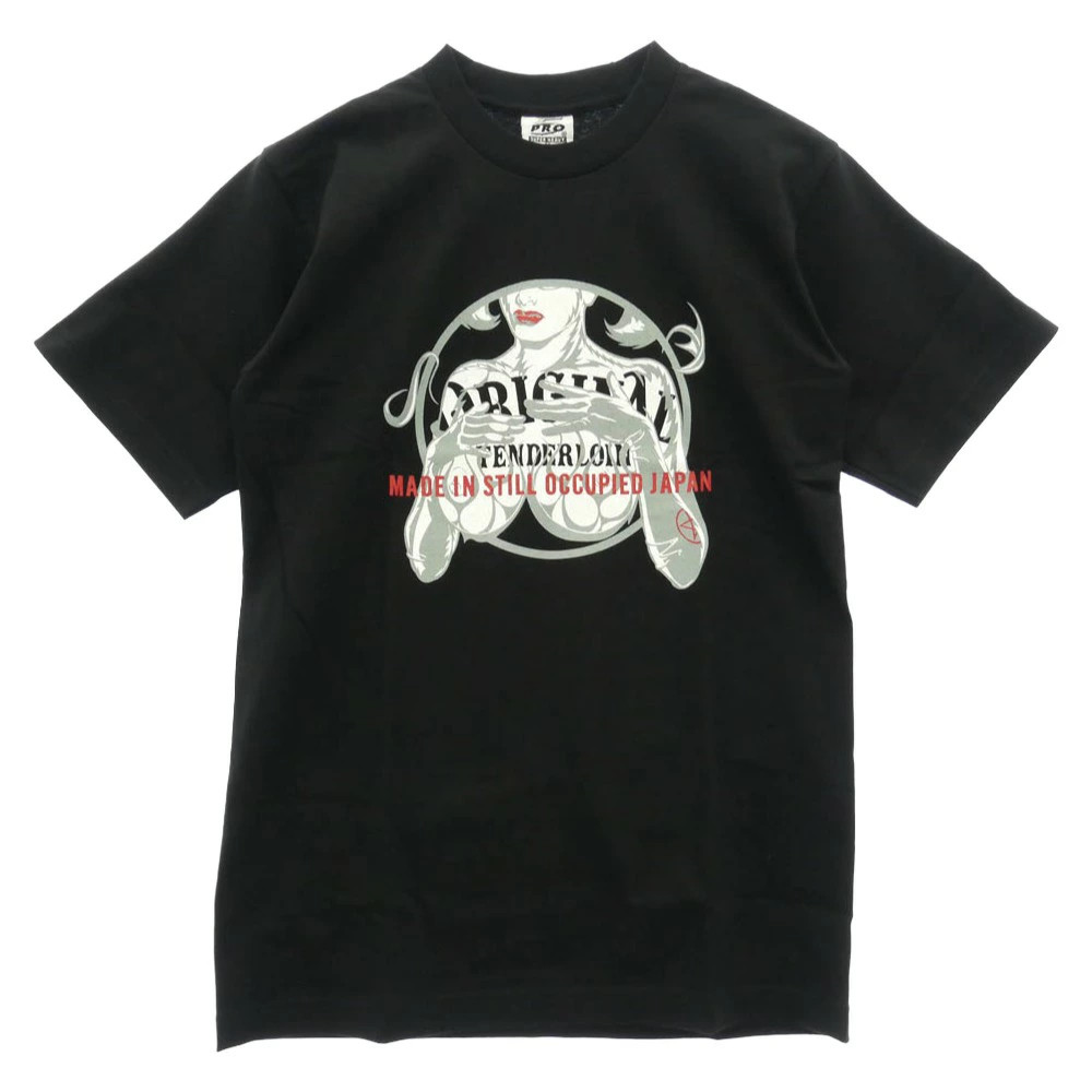 Tenderloin X Pro Club Tee Pc Print Short Sleeve T-Shirt Black M Finest Men’S Old