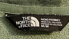 The North Face Shirt Mens Medium Green Quarter Zip Pullover Sweater With Pocket