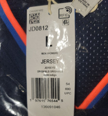 NEW MEN’S ADIDAS ORIGINALS TREFOIL RETRO POLY TEE SHIRT ~SIZE LARGE #JD0812