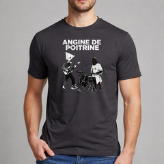 Music Shirt Funny Sarcastic Angine De Poitrine Live Art Graphic Men Boys Kids