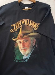 DON WILLIAMS The Gentle Giant Double Sided XL Crewneck T-Shirt Country Music