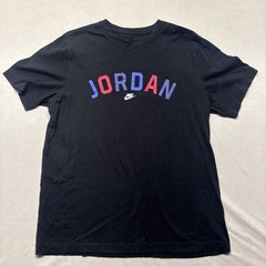 Nike Jordan Tee Black With Red Blue And Purple Large