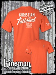 Christian and Tattooed 2-Sided T-Shirt – Religious Jesus Christ God Spiritual
