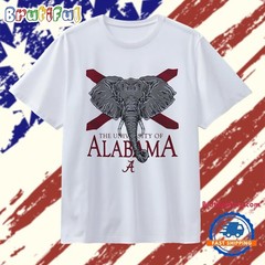 Alabama Football Graphic Tee Shirt Vintage NCAA Fan Gift