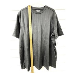 Croft & Barrow Mens XL T-Shirt Lot 2 Black Ribbed Easy Care Grey Adventure Tee