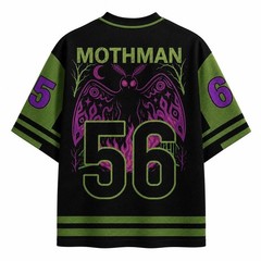 Mothman Monster Football T-Shirt Polyester Jersey Breathable Quick Dry