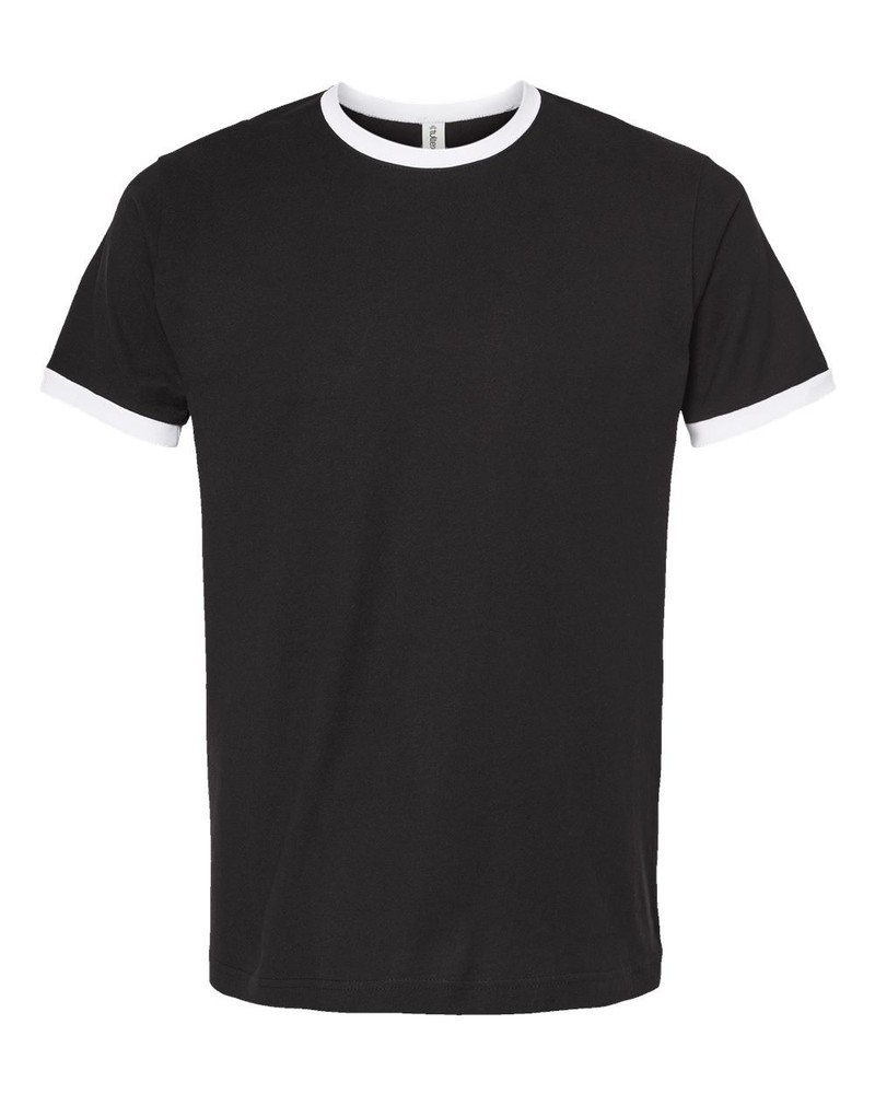 Tultex 246 Unisex Fine Jersey Ringer T-Shirt