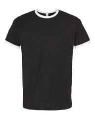 Tultex 246 Unisex Fine Jersey Ringer T-Shirt