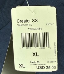 NWT Adidas Creator Short Sleeve T-shirt Men’s Sz XL Blue