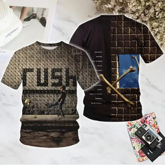 Collection Rush Band T Shirt 3D Full Size S to 5XL BB717