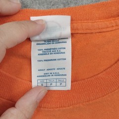 Delta Shirt Mens Small Orange Honoring Tradition 1926-2007 Native Graphic Tee