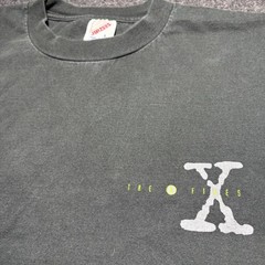 Vintage X-Files T-Shirt Large Men’s Sci-Fi Promo Tee 1994 Logo Jerzees 90’s