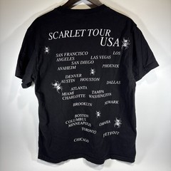 Doja Cat Scarlet Tour USA Black Graphic T Shirt Size L Made in USA