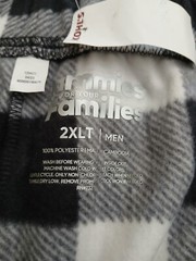 Jammies For Your Families 2XLT Men 100% Polyester Machine Wash A102
