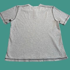 Ariat Henley Shirt XL Mens Gray Waffle Knit Western Ranch Casual Workwear