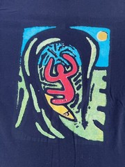 Quiksilver Black Shirt Mens S Surfer Art Outdoor Skater Y2k Grunge Surfwear