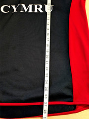 Wales Rugby Shirt Mens Small (measurements inc) Black Cymru Welsh