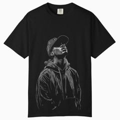 Men Hip Hop Graphic Art Print Tee, Comfort Colors T Shirt, Unisex Streetwear Tee