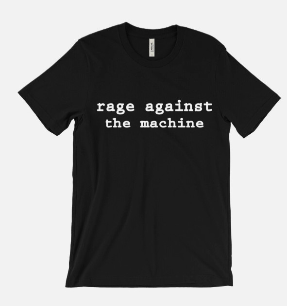 Rage Against The Machine T-Shirt – Text – Killing In The Name – Guerrilla Radio