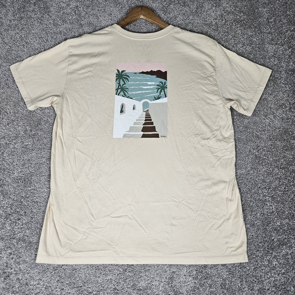 Katin Shirt Mens XL Brown T-Shirt Stairway Tee Gorpcore Organic Cotton