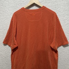 Tommy Bahama Mens Short Sleeve T Shirt Sz 2XL? Orange Crewneck Textured Pattern