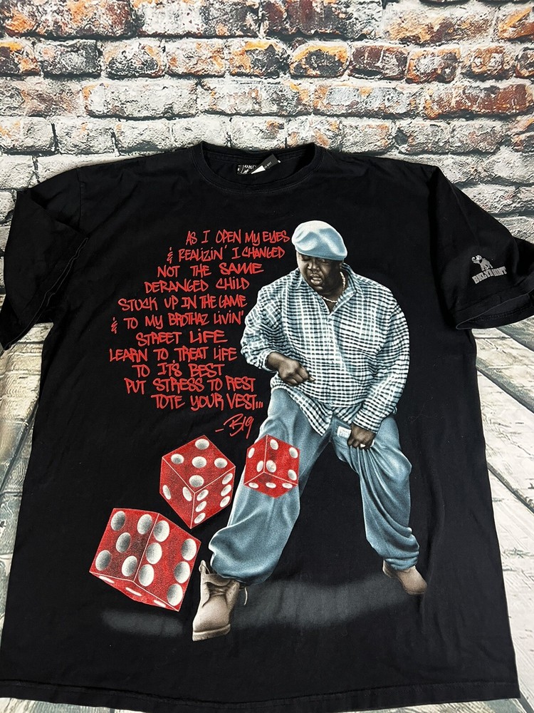 The Notorious BIG. Biggie Smalls Brooklyn Mint Rare Rap Shirt 2XL