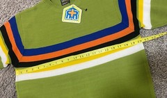 Vintage Reactor Manufacturing Shirt Men Small Acrylic 1980s Knit Shirt Sweater