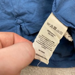 Fjallraven Shirt Small Blue Preppy Performance Casual Hiker Trekker Outdoors Men