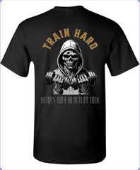 Train Hard Gym Men’s T-Shirt Till I Collapse Small To 3X-Large