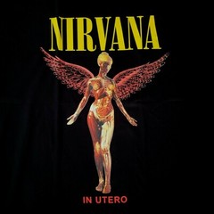 FREE SAME DAY SHIPPING New Classic NIRVANA IN UTERO Album Shirt MEDIUM
