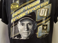 NASCAR Mark Martin Nextel Cup Series 2007 Tour T-Shirt Men’s Size XL US Army VTG
