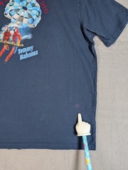 Tommy Bahama Mens Medium Blue Parrotsailing Graphic Beach Tropical T Shirt