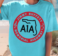 A1A Florida Highway Logo T-Shirt, Jimmy Buffett Memorial Highway, Concert Outfit