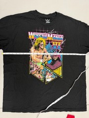 WWE WrestleMania VI T-Shirt Men’s 2XL Ultimate Warrior Macho Man Black Tee
