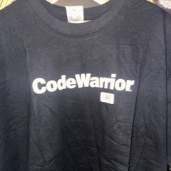 Vintage 90s CodeWarrior ‘Blood Sweat & Code’ Black Graphic T-Shirt Size XL