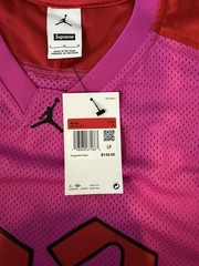 SUPREME JORDAN Warm Up Jersey Pink IR6462-601 Size L