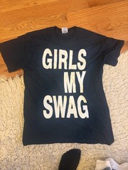 Girls Heart My Swag Girls Love my Swag Valentine’s Day Heart T-Shirt Unisex