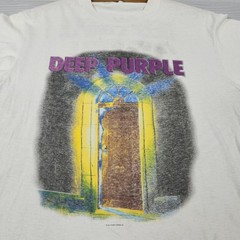 Vintage 1987 Deep Purple House Of Blue Light Tour Double Sided Tshirt Large