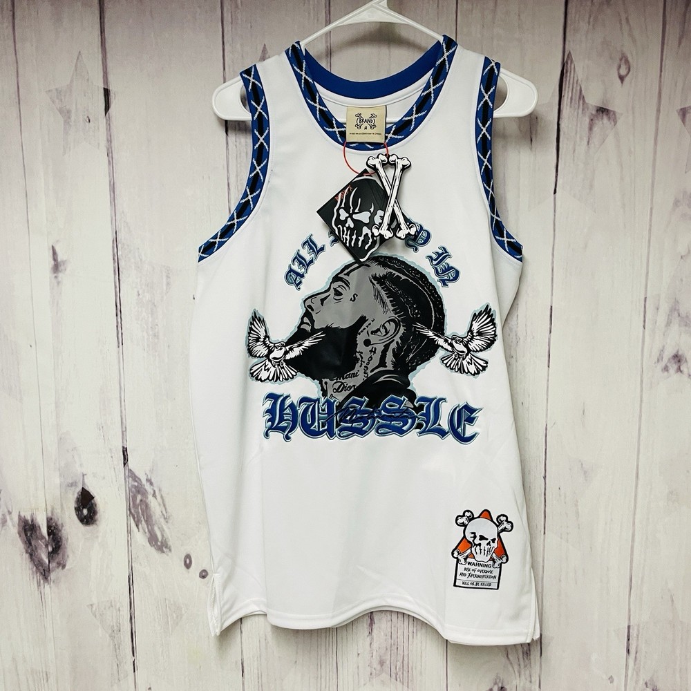 Brand X Nipsey Hussle Basketball Jersey Size Medium Mens The Marathon Crenshaw