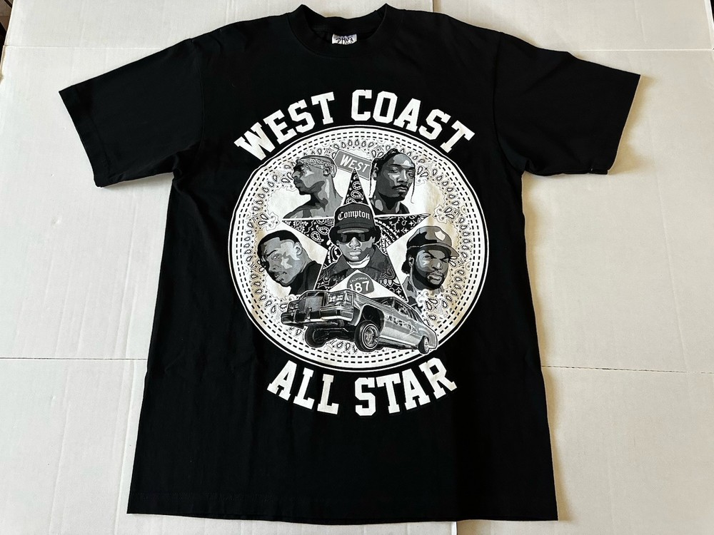 West Coast All Star Shaka Wear Super Max Heavy T-Shirt Men’s Size Large.