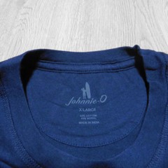 Johnnie-O Men’s XL Coastal Way Crewneck T-Shirt Navy Blue LS Graphic Print