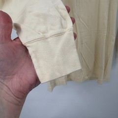 VTG Universal Thermal Shirt XL Cream Long Sleeve Heavyweight 100% Cotton USA