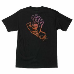 Santa Cruz BOGUS SCREAMING HAND Skateboard T Shirt BLACK