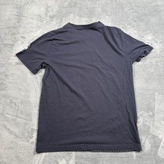 BMW Motorsports x PUMA Striped Racing T-Shirt Navy Blue 100% Cotton Men’s Size M