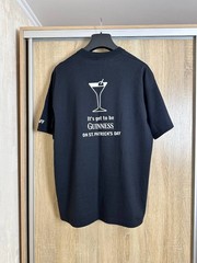 90s Guinness Wallbanger Patrick Beer Vintage T Shirt Y2K Mens Size XL Black
